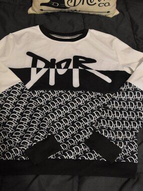 DIOR Monogram Silk and Cotton Sweatshirt Size S